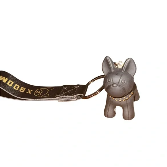 Adorable French Bulldog Keychain/ Bag Charm - Cute & Frenchie Bulldog NWT - Picture 2 of 5